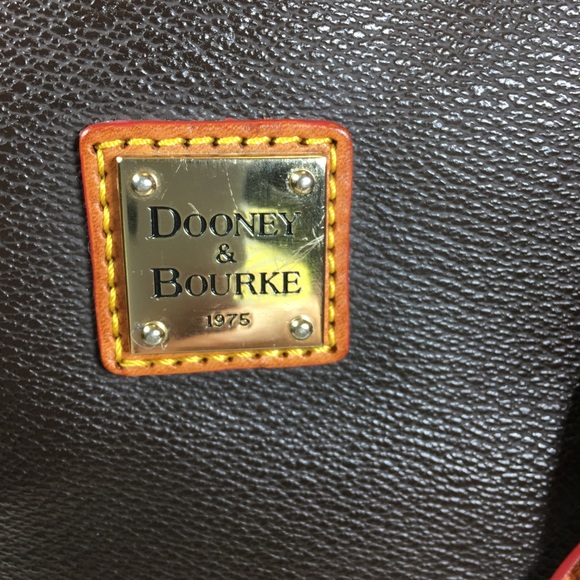 Vintage Dooney & Bourke Brown Leather Tassel Tote - Picture 8 of 8